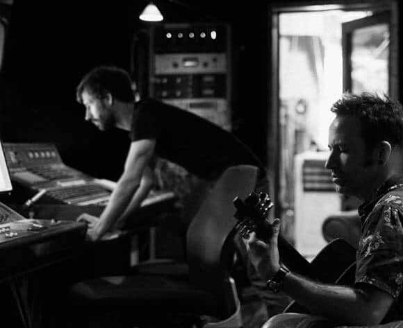 Simon Moro and James Ryan at Sing Sing Studios. Photo by Carina Sze.