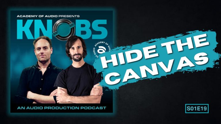 Knobs Podcast S01 E19: Hide the Canvas